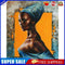 African Girl Oil Paint By Numbers Kit DIY Acrylic Painting on Canvas Crafts