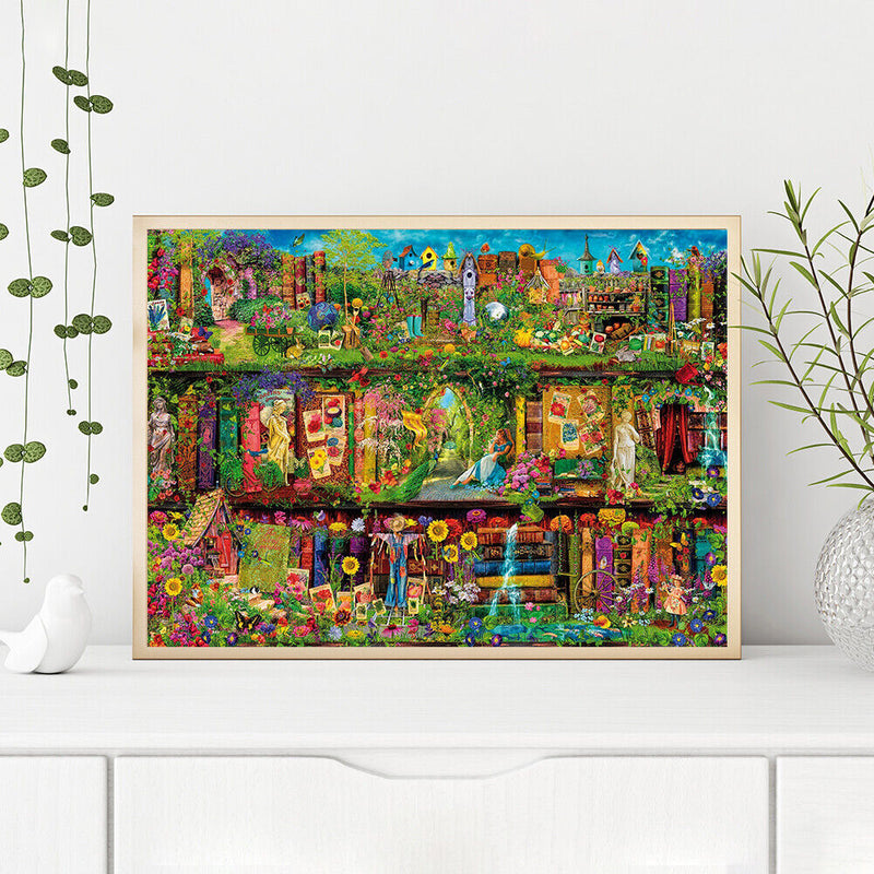 Colorful Gardens Oil Painting By Numbers DIY Frameless Picture On Canvas