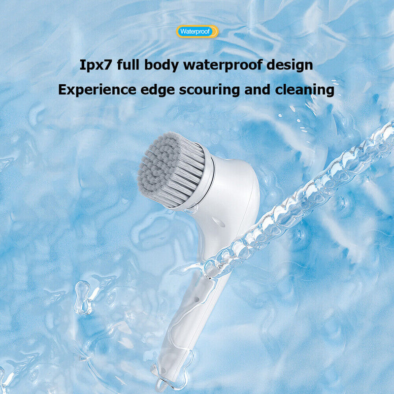 Electric Brush Sets Handheld Waterproof Bathroom Kitchen Cleaning Tools