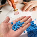 200pcs Octagon Sealing Wax Blue Wax Beads for Envelope Invitation DIY (M) Newly