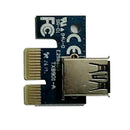 PCI-Express Riser Card 1X 16 USB 3.0 SATA 15 Pin to 4Pin for BTC Miner