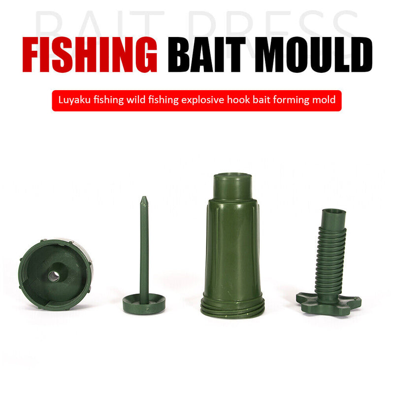 Plastic Carp Fishing Ground Bait Compressor Fishing Bait Tackle Feeder Making