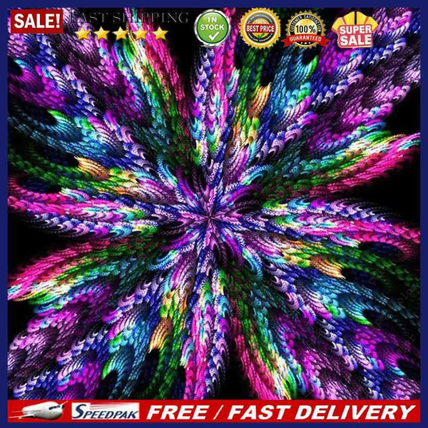 DIY Diamond Painting Kits Full Round Drill Fractal Art Mosaic Home Decoration