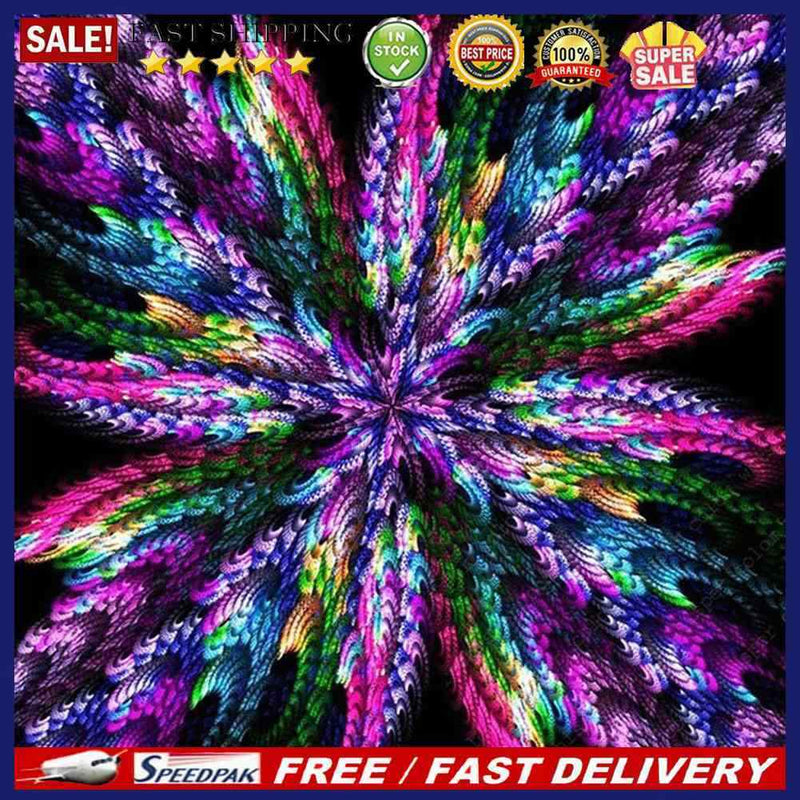DIY Diamond Painting Kits Full Round Drill Fractal Art Mosaic Home Decoration
