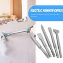 5pcs Point Groove Gouge Flat Chisels Set Electric Hammer Brick Drill Bit Newly