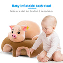 Baby Sofa Support Seat Cover Cartoon Animal Learning To Sit No Filler (Pig)