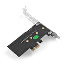 Broadroot PCI-E 3.0 x 4 to M.2 NGFF Adapter for M Key Slot Converter and Low-Pro