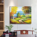 Forest Trail Oil Paint By Numbers DIY Handpainted on Canvas Wall Art Crafts