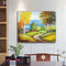 Forest Trail Oil Paint By Numbers DIY Handpainted on Canvas Wall Art Crafts