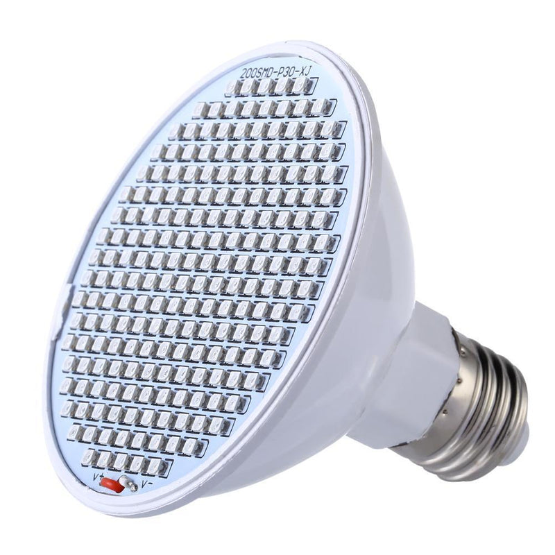 2pcs E27 SMD 24W Grow Light Vegetable Lamp Plant Light 200 LED