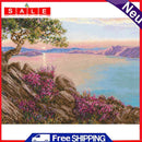 11CT 3 Beach Printed Full Embroidery Sea Sunset Needlework DIY Cross Stitch Kit