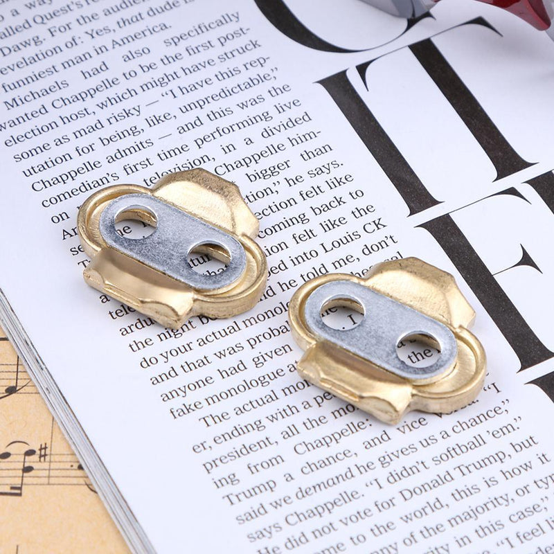 1 Pair MTB Bike Self Inhibition Quirle Lock Plate Pedal Cleat Cycling Peda