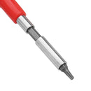Flexible Shaft Electric Screwdriver Drill Bit Extension Rod (Red 295mm) Newly
