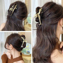 1xClaw Hair Clip For Women Thick Thin Hair Crab Accessory Metal Jaw Large E6B4