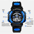 5pcs Multifunction Waterproof Sports Electronic Children Watches (Orange)