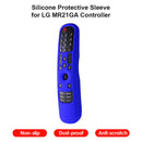 Anti-Slip Case Smart TV Remote Control Cover for LG MR21GA/MR21GC (Blue)