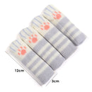 4pcs/set Cat Chair Feet Sock Thicken Anti-slip Table Leg Knitted Cover (A) Newly