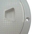 White 8 Inch Access Hatch Round Sailing Inspection Marine Boat Deck Cover Lid