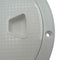 White 8 Inch Access Hatch Round Sailing Inspection Marine Boat Deck Cover Lid