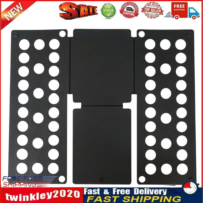 Laundry Folding Board Kids Adjustable Clothes Holder Organzier (Black) Newly