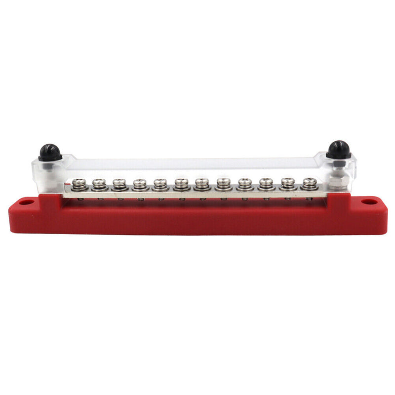 Universal Car Terminal Block with Transparent Cover Busbar for Car Boat Mar