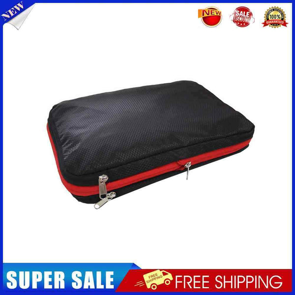 Waterproof Travel Compression Storage Bag Makeup Toiletry Pouch Black (S)