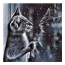 Cat-5D DIY Complete Round Diamond Painting Embroidery Set Cross Stitch Mosaic