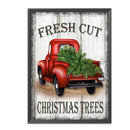 Full Cross Stitch 11CT Christmas Tree Car Stamped Embroidery DIY Needlework