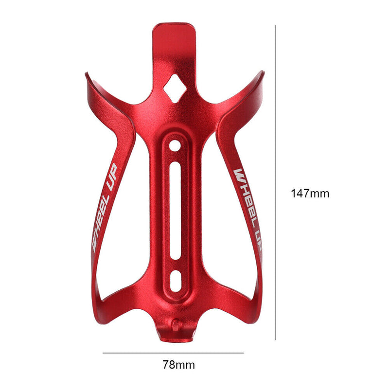 Metal MTB Bike Water Bottle Cage Cycling Drink Cup Holder Bracket (Red) Newly