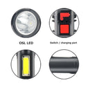 Portable COB LED Working Torch Lamp Multifunctional Fishing Emergency Flashlight