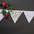 12 Flags 3.2m Tropical Flower Flags Pennant Wedding Birthday Party Decor