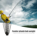 Bait Cage Fishing Trap Basketball Feeder Holder Wire Fishing Lure Cage Fish Bait