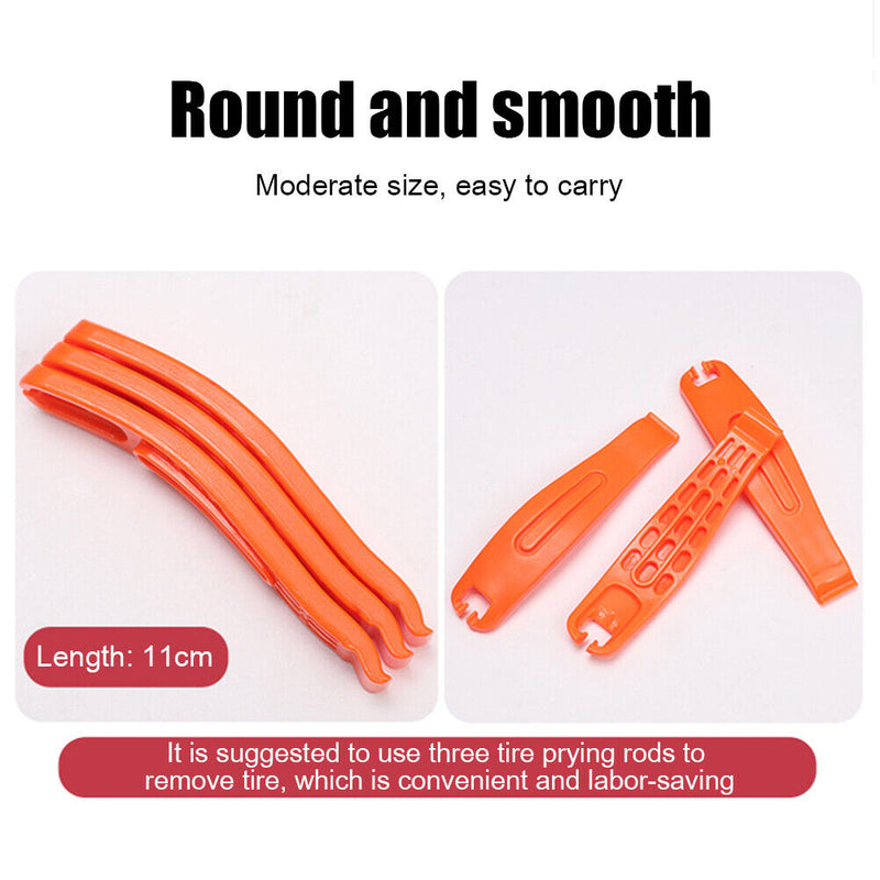 3pcs/set MTB Bicycle Car Tyre Tire Lever Nylon Pry Bar Repair Maintenance P
