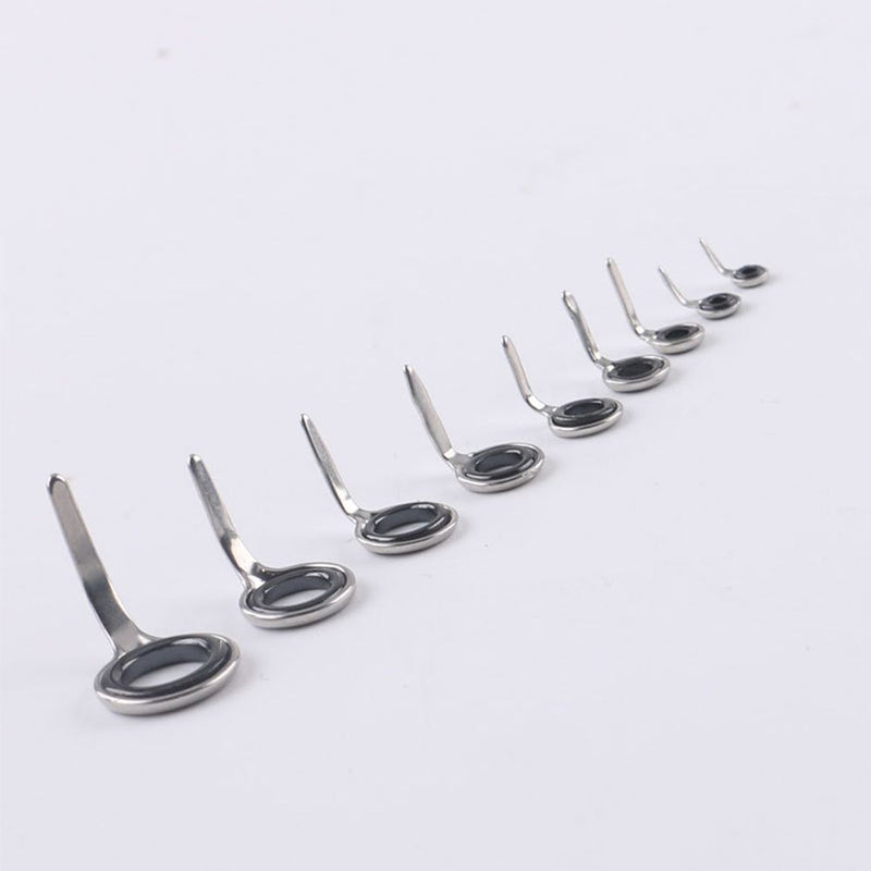 Steel 2.5#-10# Single Leg Eye Ceramic Ring Tip Repair Kit Fishing Rod Guide