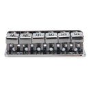 6 Saddle Hardtail Bridge Top Load 65mm for Electric Guitar + 5pcs Screws