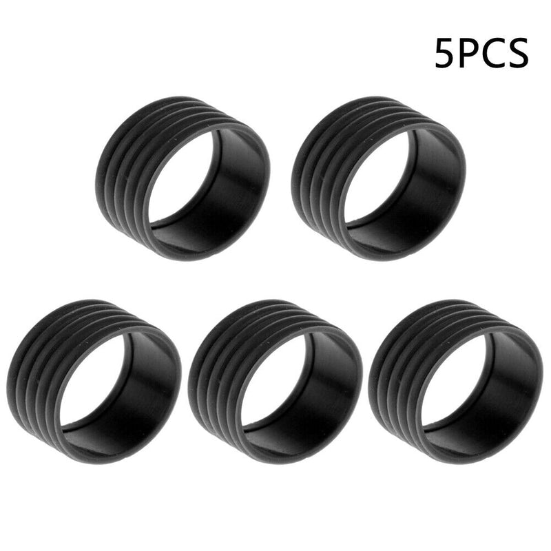 5pcs Tennis Racket Handle Ring Reusable Badminton Racquet Grip Band Overgri