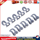 10pcs Mini Flocking Hanging Hook Non Slip Clothing Hanger Hook(Grey) Newly