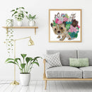 5D DIY Special Shaped Diamond Painting Dog Cross Stitch Mosaic Craft Kits Newly