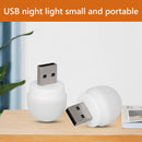 USB Plug Lamp Computer Mobile Power Charging USB Night Light (2pcs-White) Newly