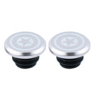 Bicycle Handleable End Caps Aluminum End Plugs for MTB Road Folding Bike 2 Pack