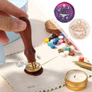 Marine Round Retro Wax Seal Stamp Head Fire Paint for Wedding Invitations D