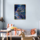5D Diamond Painting Kit Blue Cat Full Square Drill Rhinestone DIY Wall Art Craft