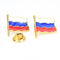 Russia Flag Symbol Souvenir Clothes Drop Oil Metal Pin