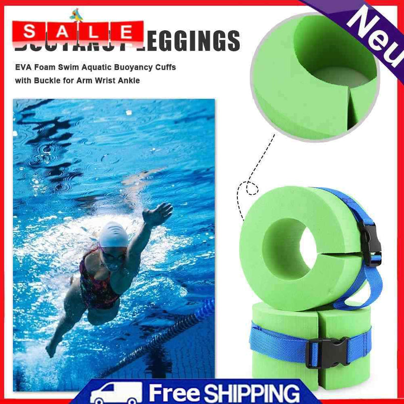 2pcs Water Cuffs Swim Leggings Arm Floating Safety Rings for W