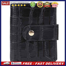 Women Wallets Fashion Alligator Pattern Short Card Holder Multi-slots Coin Pu