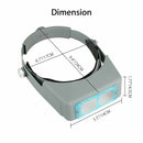 Jewelry Repair Reading Lens Magnifying Glasses Loupe With 4 Lenses Magnifier