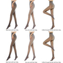 Winter Women Tights Translucent Plush Fleece Thick Pantyhose (Gray-320g)