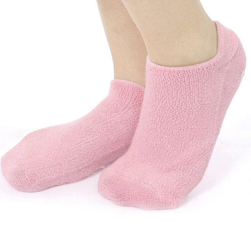 2 Pairs Moisturizing Gel Spa Gloves Socks Set Soft Repair Cr