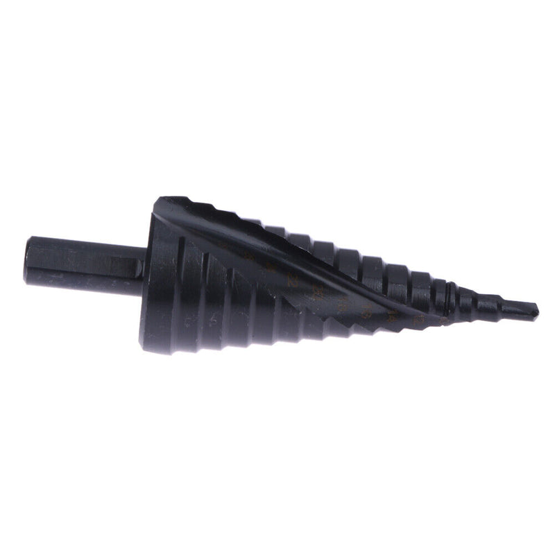 4-20mm Hex Coated Core Step Drill Bit Spiral for Hard Stainless Steel Newly