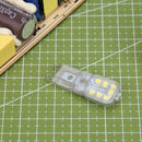 G9 LED Lamp AC 220V 3W SMD2835 LED Bulb for Chandelier Light (White) Newly